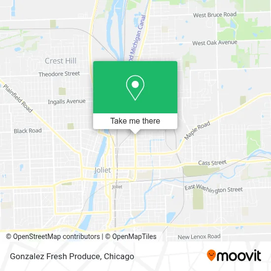 Gonzalez Fresh Produce map