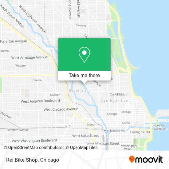 Rei Bike Shop map