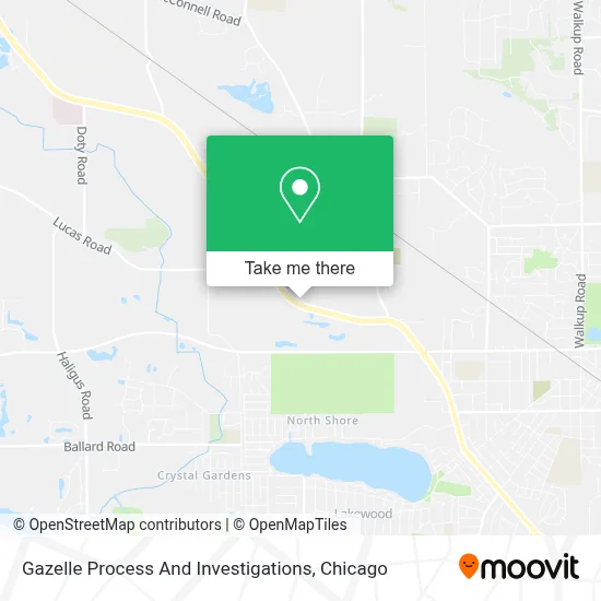 Gazelle Process And Investigations map
