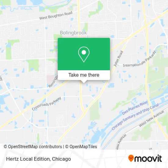 Hertz Local Edition map