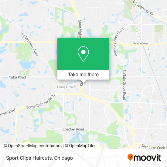 Sport Clips Haircuts map