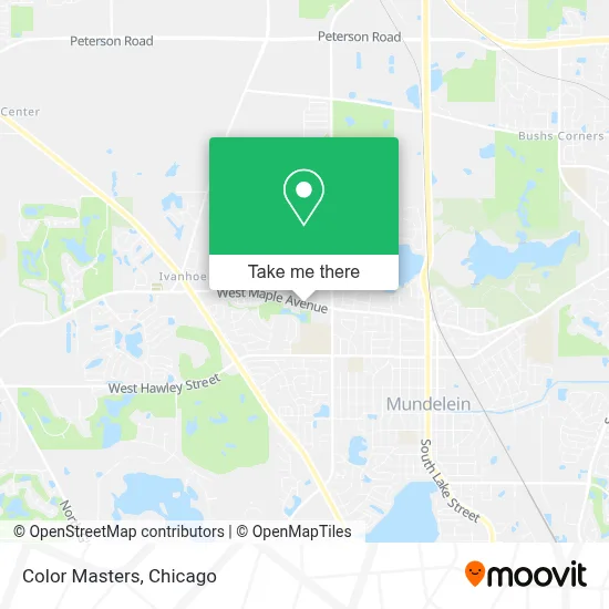 Color Masters map