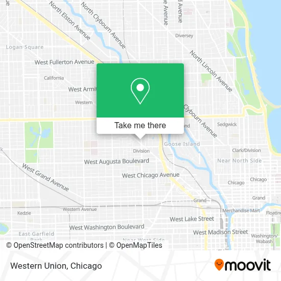 Western Union map