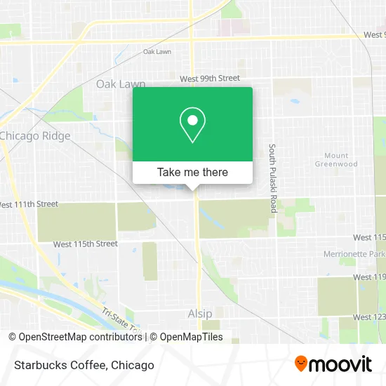Starbucks Coffee map