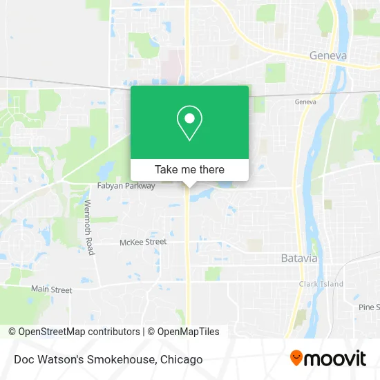 Doc Watson's Smokehouse map