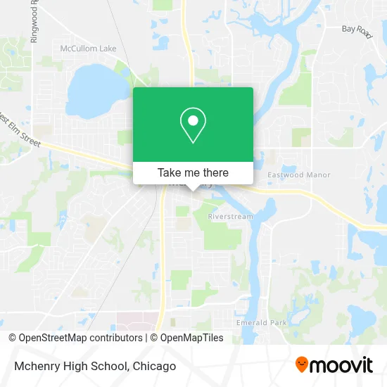 Mchenry High School map