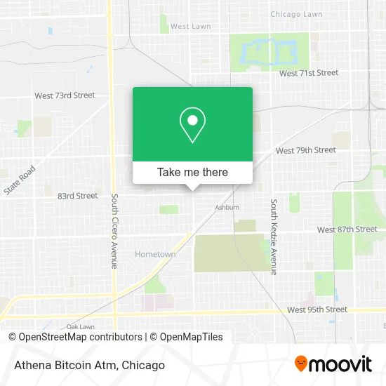 Athena Bitcoin Atm map