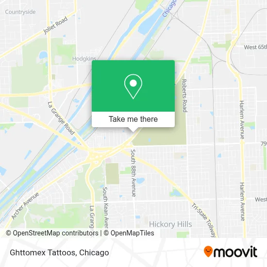 Ghttomex Tattoos map