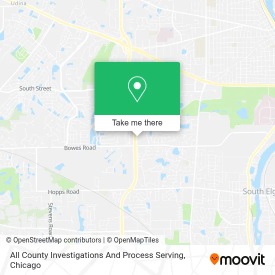 All County Investigations And Process Serving map