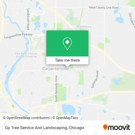 Gp Tree Service And Landscaping map