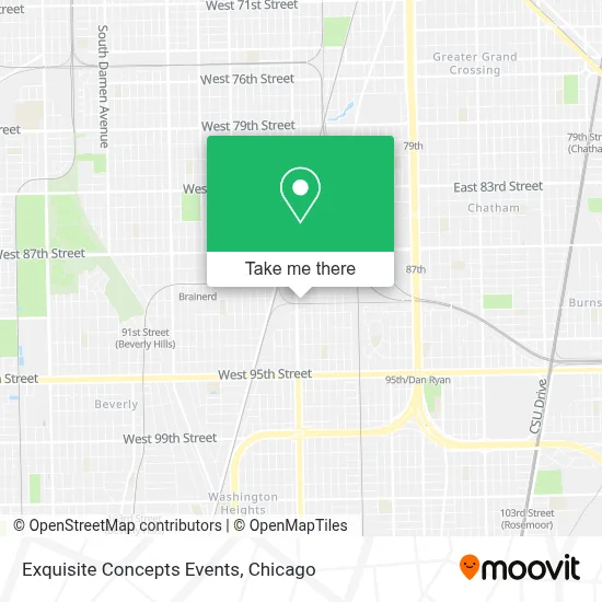 Exquisite Concepts Events map
