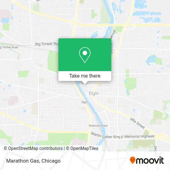 Marathon Gas map