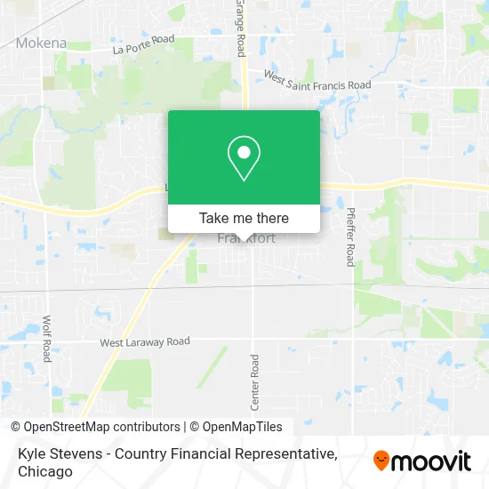 Kyle Stevens - Country Financial Representative map