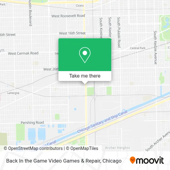 Back In the Game Video Games & Repair map
