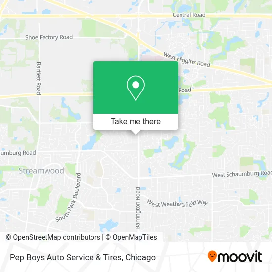 Pep Boys Auto Service & Tires map