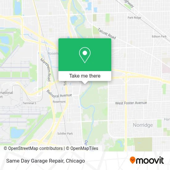 Same Day Garage Repair map