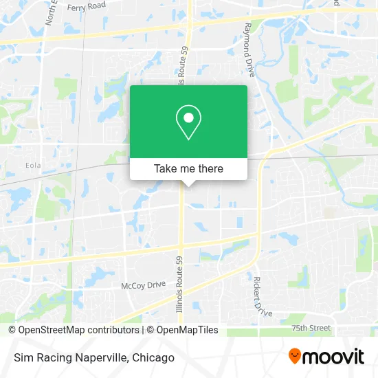 Sim Racing Naperville map