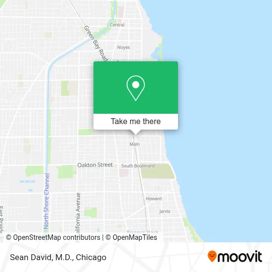 Sean David, M.D. map