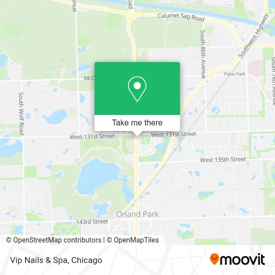 Vip Nails & Spa map