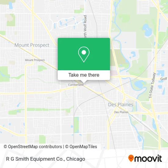 R G Smith Equipment Co. map