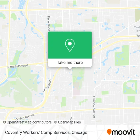 Coventry Workers' Comp Services map