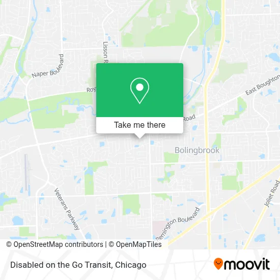 Disabled on the Go Transit map