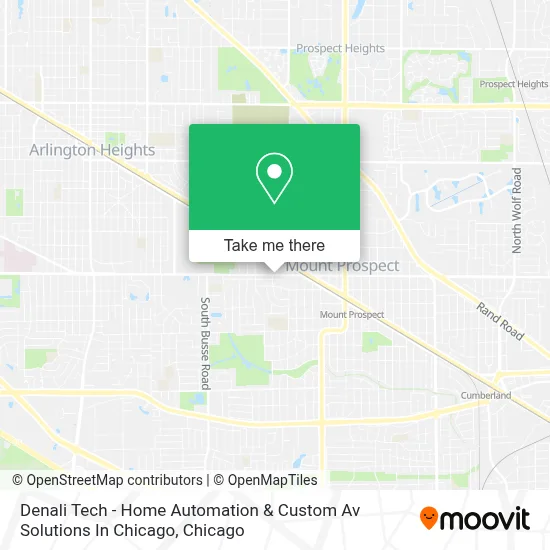 Denali Tech - Home Automation & Custom Av Solutions In Chicago map