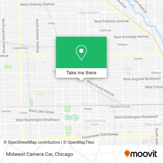 Midwest Camera Car map