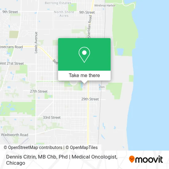 Dennis Citrin, MB Chb, Phd | Medical Oncologist map