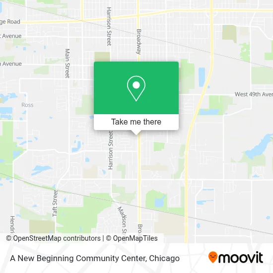 A New Beginning Community Center map