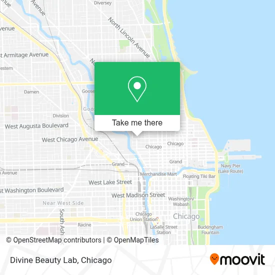 Divine Beauty Lab map