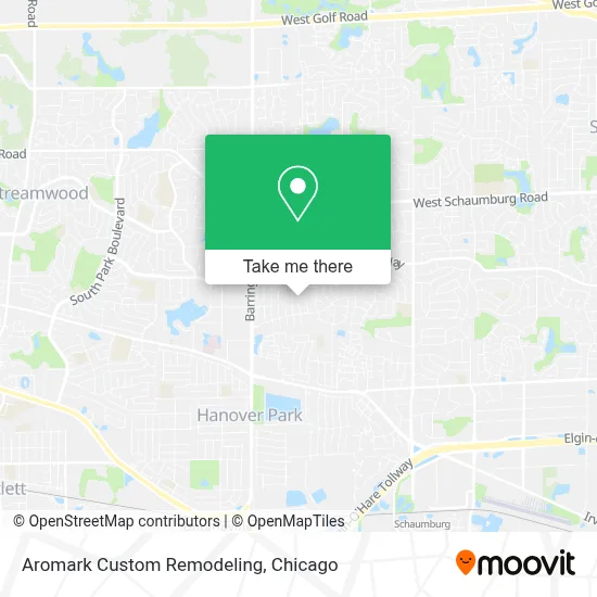 Aromark Custom Remodeling map