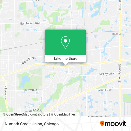 Numark Credit Union map