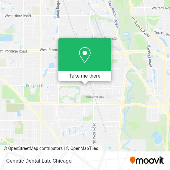 Genetic Dental Lab map