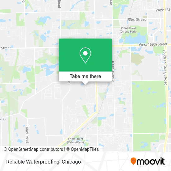 Reliable Waterproofing map