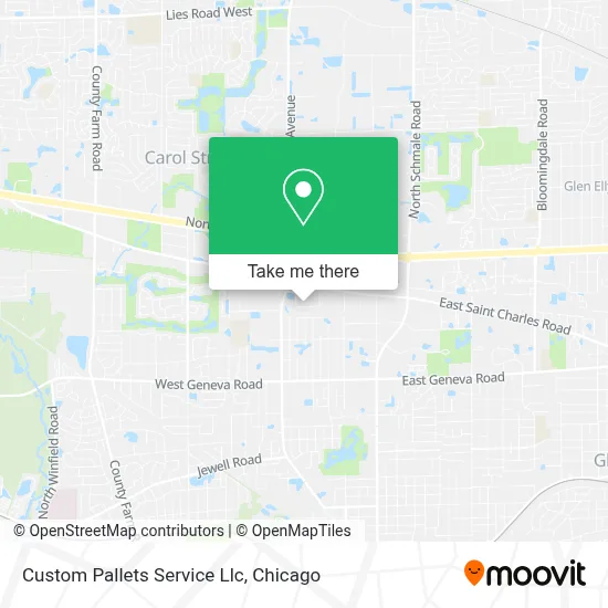 Custom Pallets Service Llc map