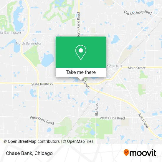 Chase Bank map