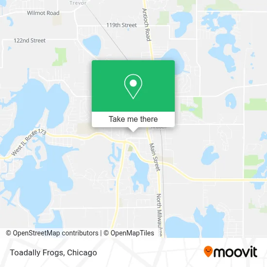 Toadally Frogs map