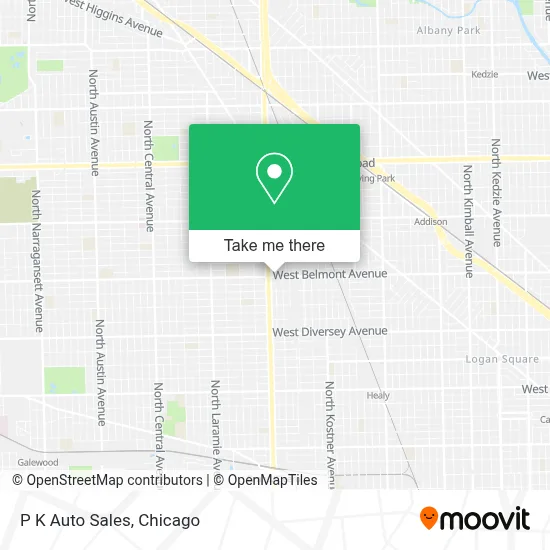 P K Auto Sales map
