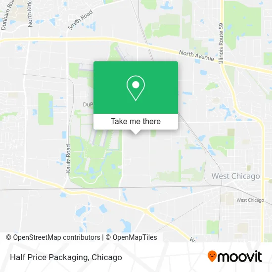 Half Price Packaging map