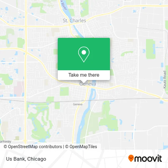 Us Bank map