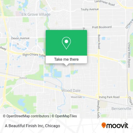A Beautiful Finish Inc map