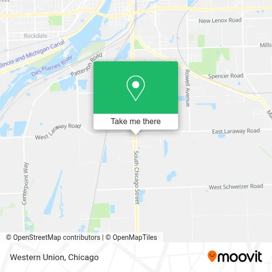 Western Union map