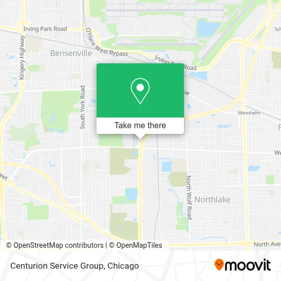 Centurion Service Group map