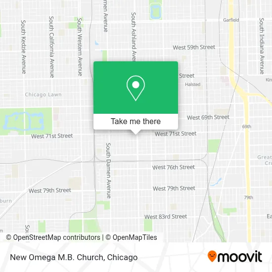 New Omega M.B. Church map