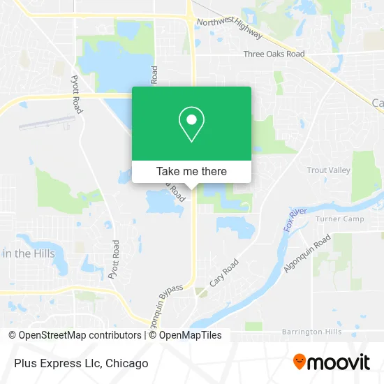 Plus Express Llc map