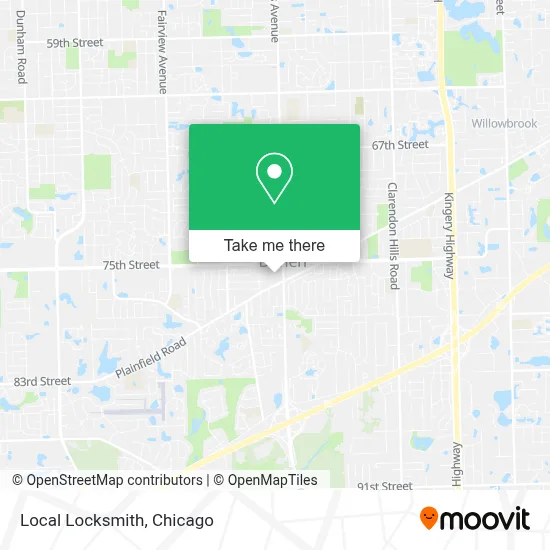 Local Locksmith map