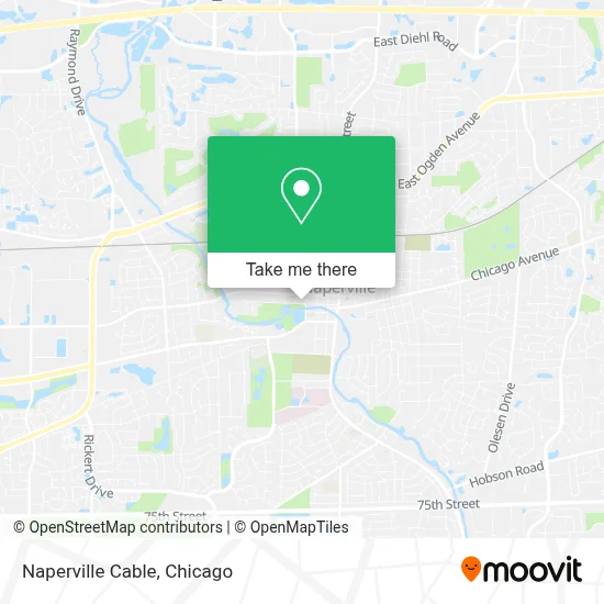 Naperville Cable map