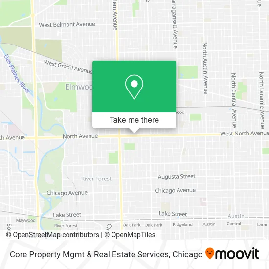 Core Property Mgmt & Real Estate Services map