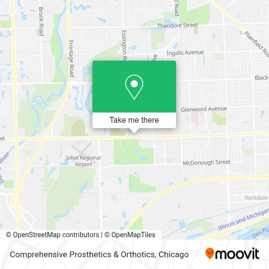 Comprehensive Prosthetics & Orthotics map